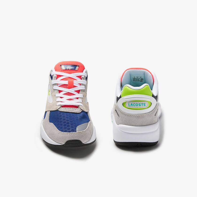 Women's Lacoste Light Grey / Light Green Sneakers Storm 96 LO Colourblock Textile KZ9-64846Q6