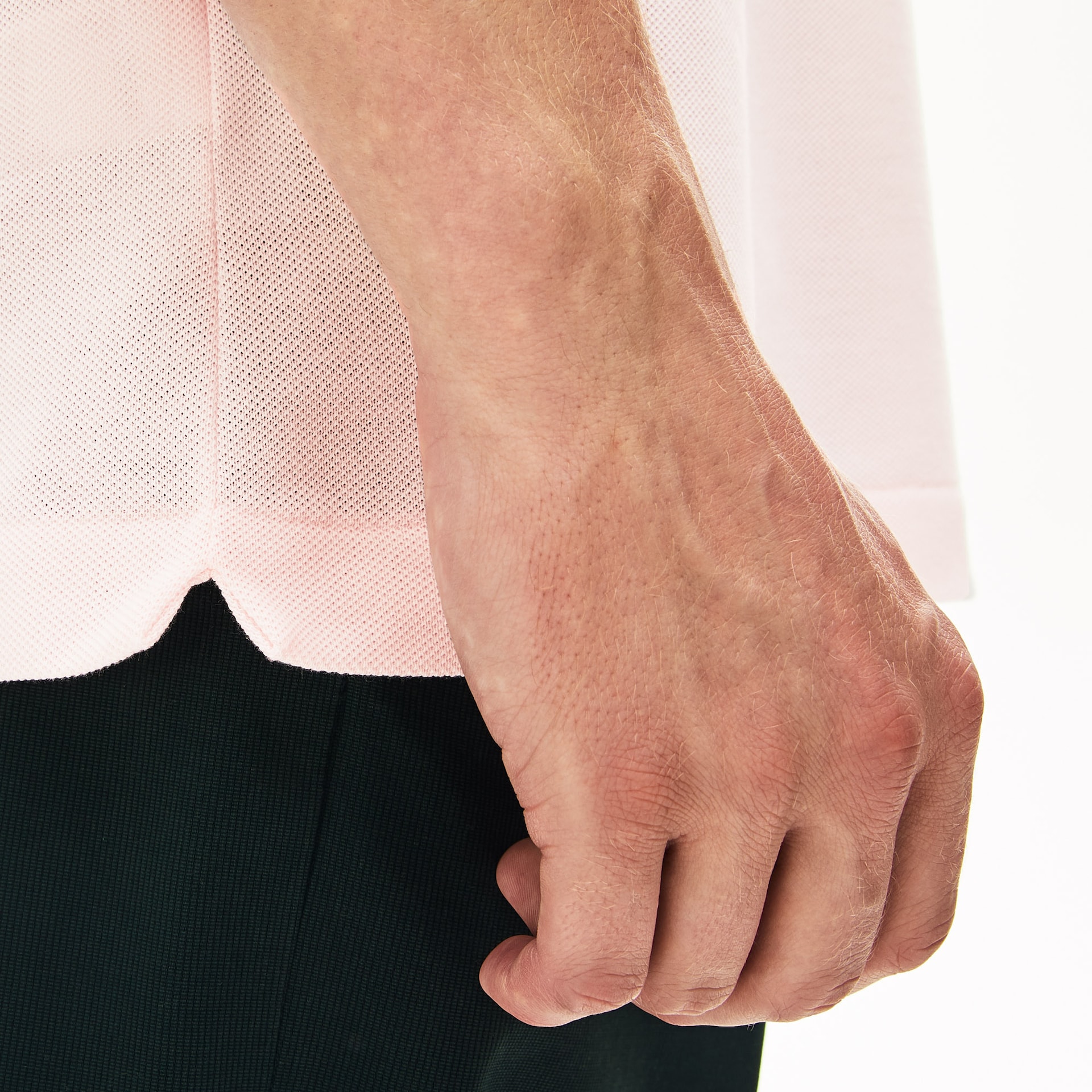 Men's Lacoste Light Pink Shirts Classic Fit L.12.12 Polo KD9-09490Z1