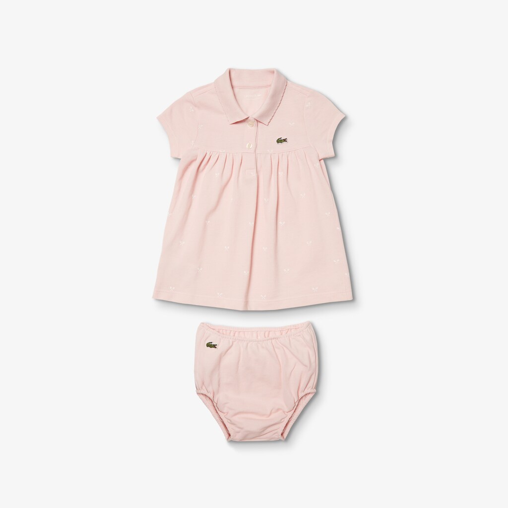 Kids' Lacoste Light Pink T Shirts Four-Piece Layette Set YO9-81918F2