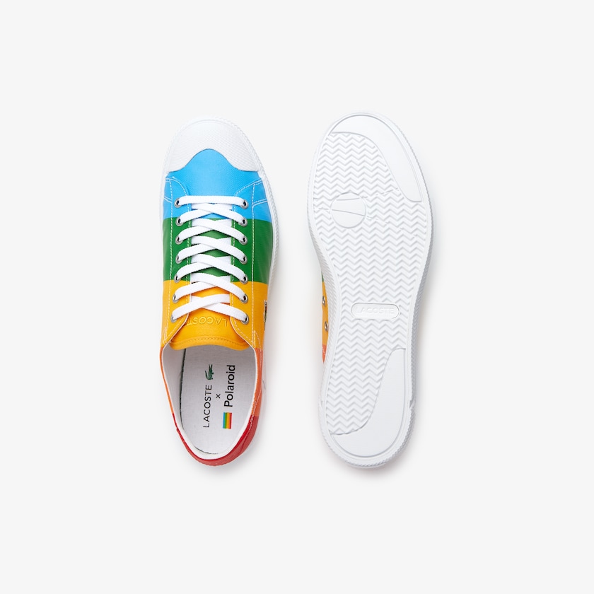 Men's Lacoste Multicolor Sneakers Gripshot x Polaroid IN9-20622M2