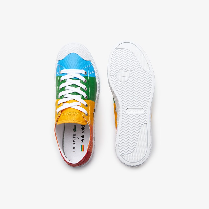 Women's Lacoste Multicolor Sneakers Gripshot x Polaroid IQ4-18911X7