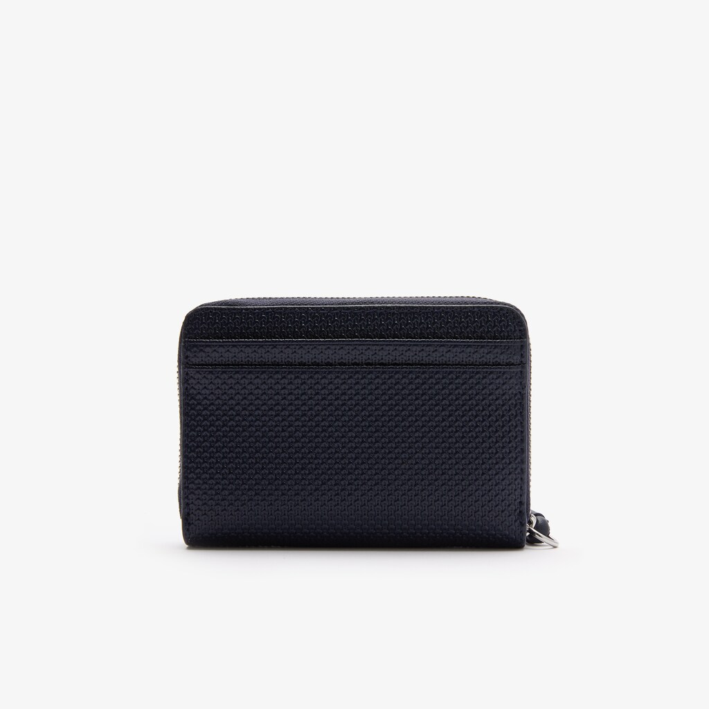 Women's Lacoste Navy Blue Bags Chantaco Piqué Leather Mini Coin Pouch OG5-67696P8
