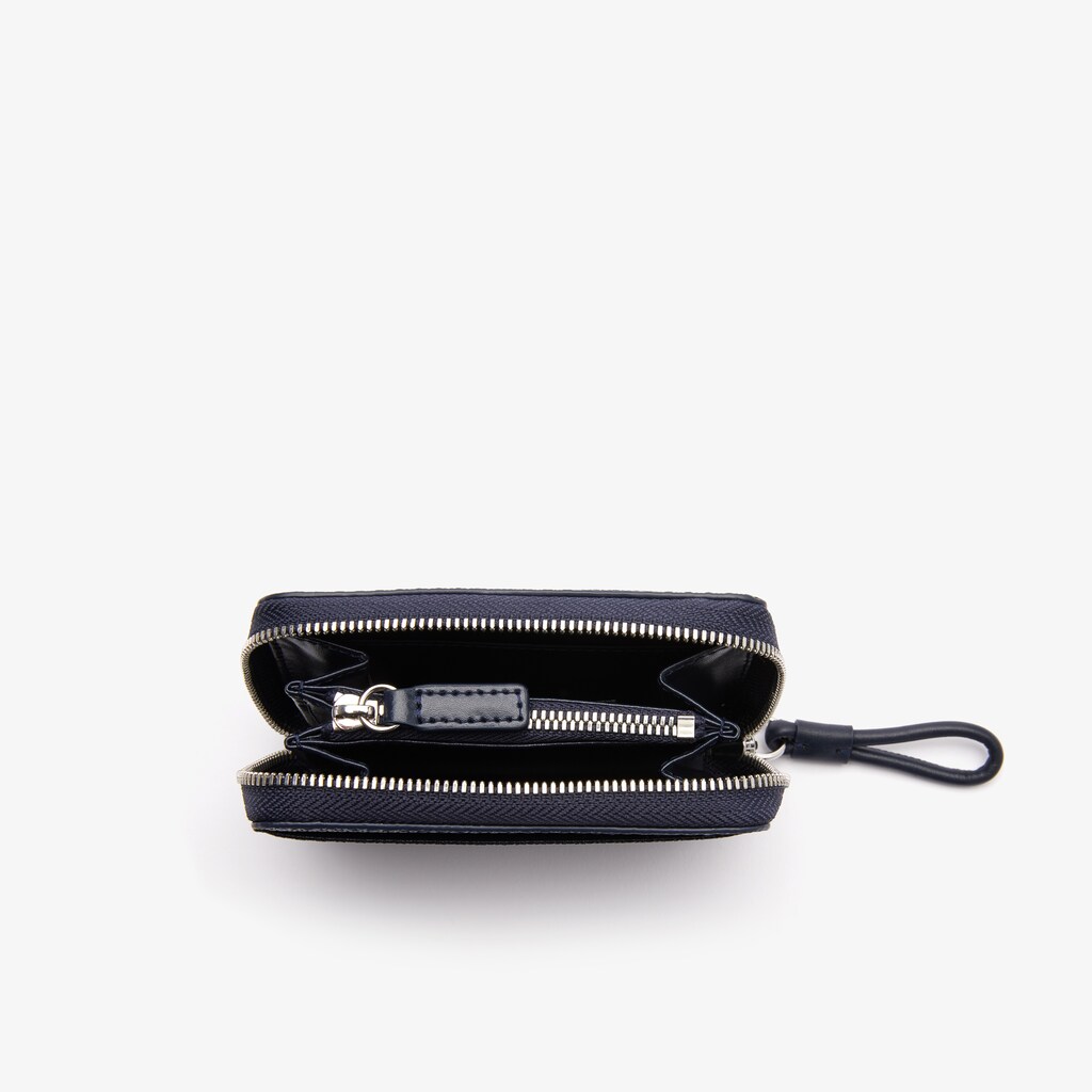 Women's Lacoste Navy Blue Bags Chantaco Piqué Leather Mini Coin Pouch OG5-67696P8