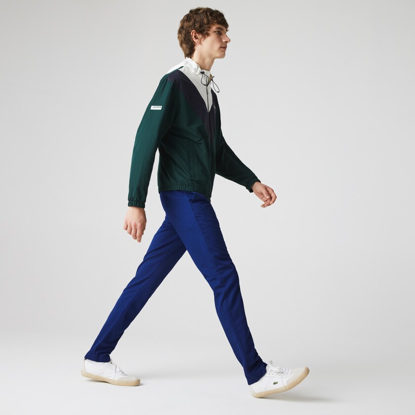 Men's Lacoste Navy Blue Chinos Cotton-Linen SD2-92699I8