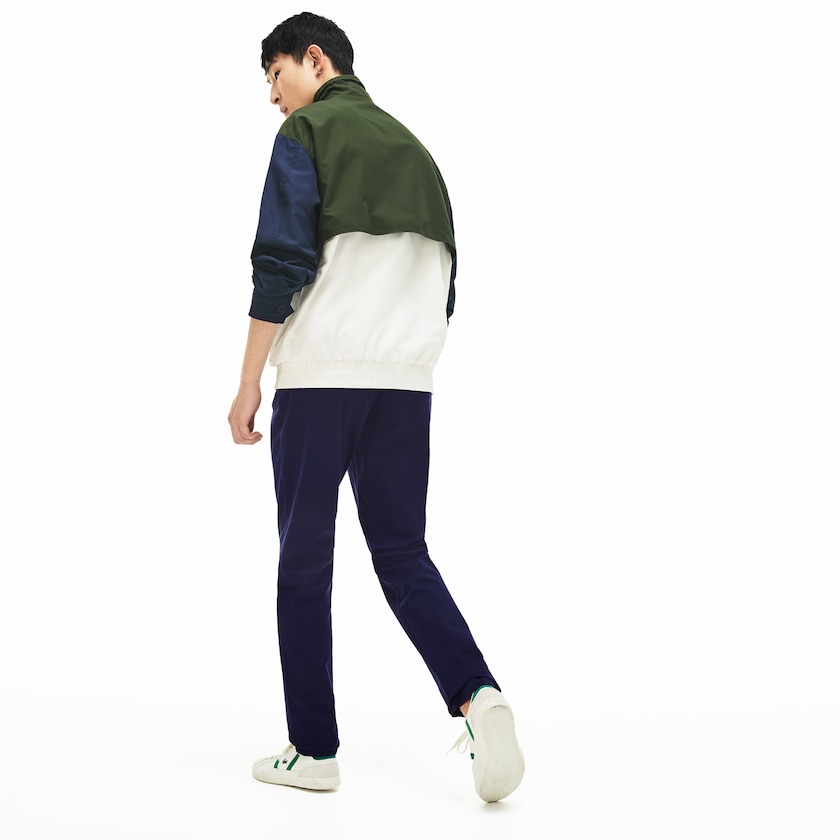Men's Lacoste Navy Blue Pants Regular Fit Cotton Gabardine Chino DF5-84478Q8