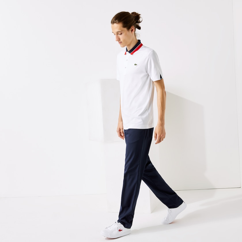 Men's Lacoste Navy Blue Pants SPORT Breathable Stretch Golf YQ2-52785I9