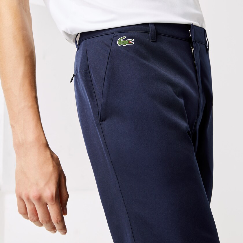 Men's Lacoste Navy Blue Pants SPORT Breathable Stretch Golf YQ2-52785I9