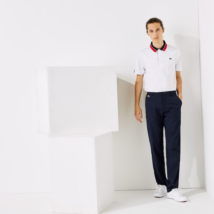 Men's Lacoste Navy Blue Pants SPORT Breathable Stretch Golf YQ2-52785I9