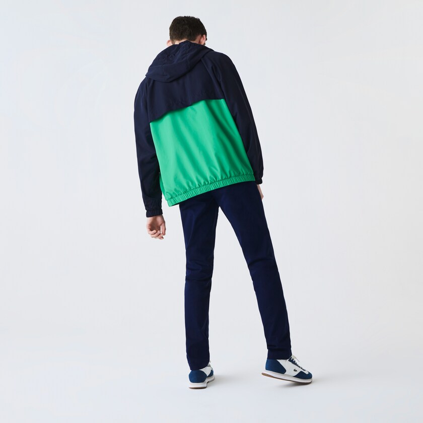 Men's Lacoste Navy Blue Pants Slim Fit Stretch Gabardine Chino MW0-55525N1