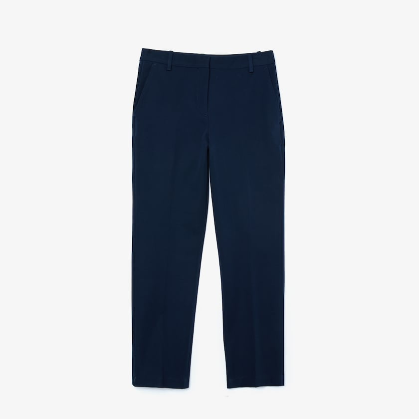 Women's Lacoste Navy Blue Chinos Stretch Cotton GX8-04160K6