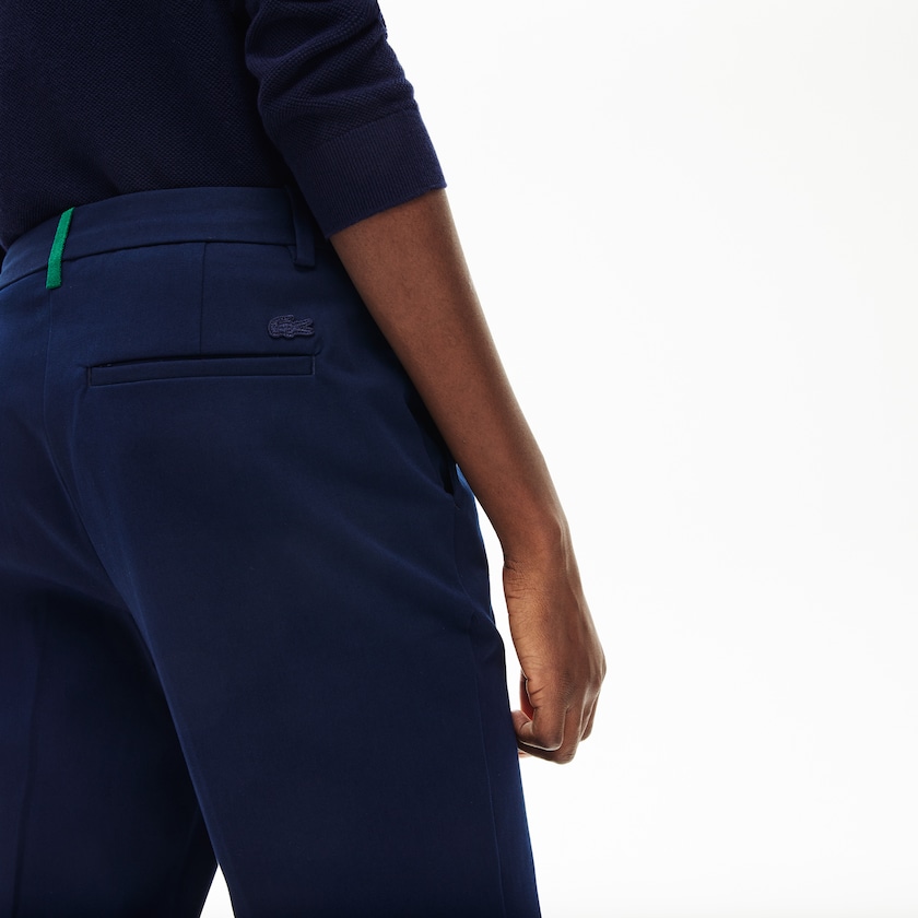 Women's Lacoste Navy Blue Chinos Stretch Cotton GX8-04160K6