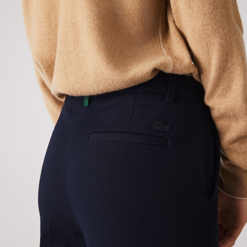 Women's Lacoste Navy Blue Chinos Stretch Cotton GX8-04160K6