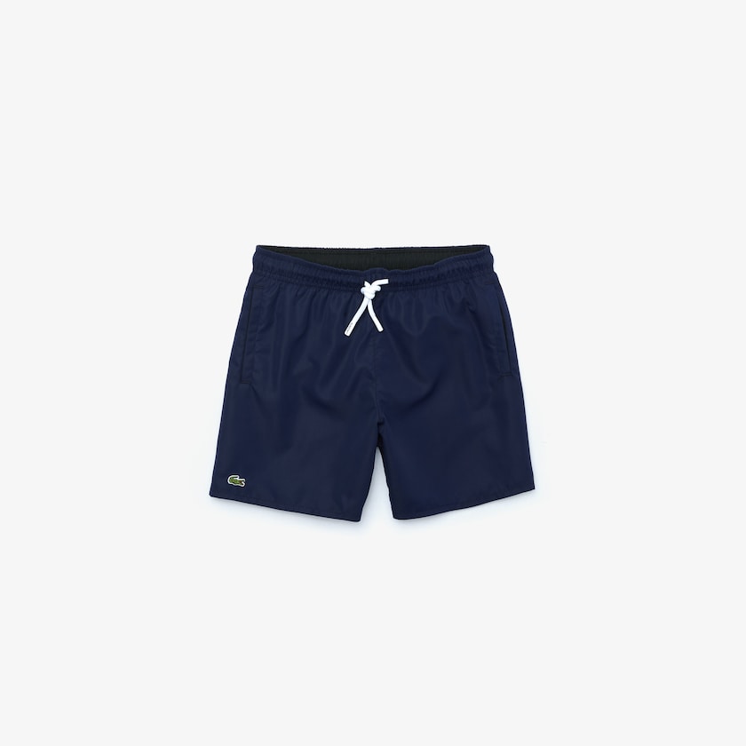 Kids' Lacoste Navy Blue / Black Shorts Classic Swim Trunks WR5-75617N4