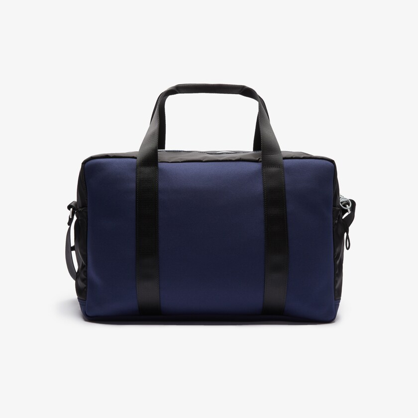 Men's Lacoste Navy Blue / Black Bags Motion Ultra-Light Zippered Gym Bag LP9-91309Q1