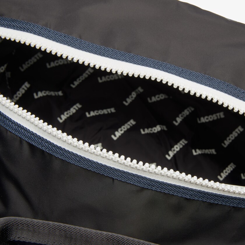Men's Lacoste Navy Blue / Black Bags Motion Ultra-Light Zippered Gym Bag LP9-91309Q1