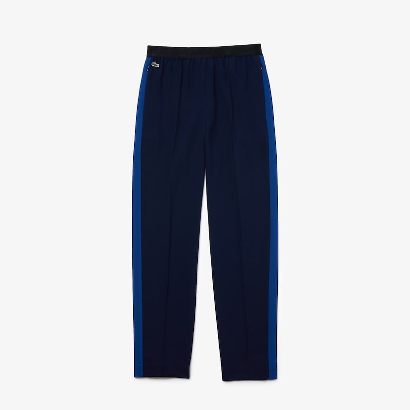 Women's Lacoste Navy Blue / Blue Pants Twill Flared BE4-35183J1