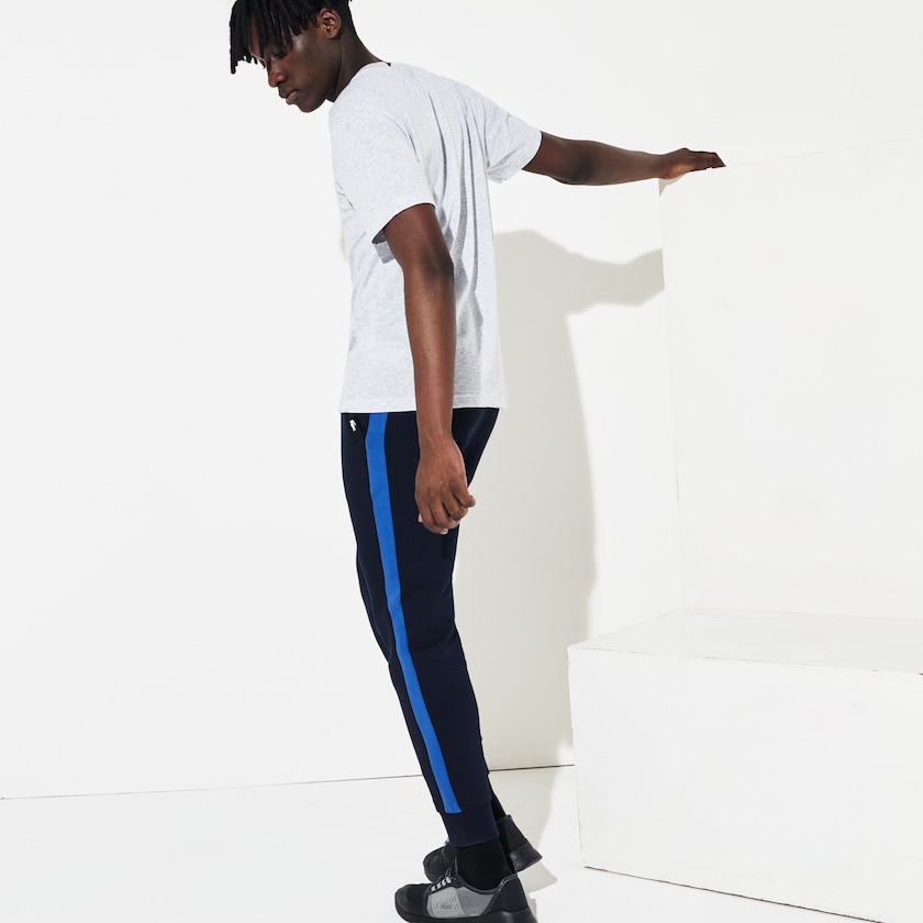 Men's Lacoste Navy Blue / Blue / Navy Blue Sweatpants SPORT Colorblock Fleece IY7-29942Y8