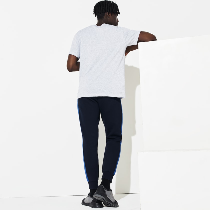 Men's Lacoste Navy Blue / Blue / Navy Blue Sweatpants SPORT Colorblock Fleece IY7-29942Y8