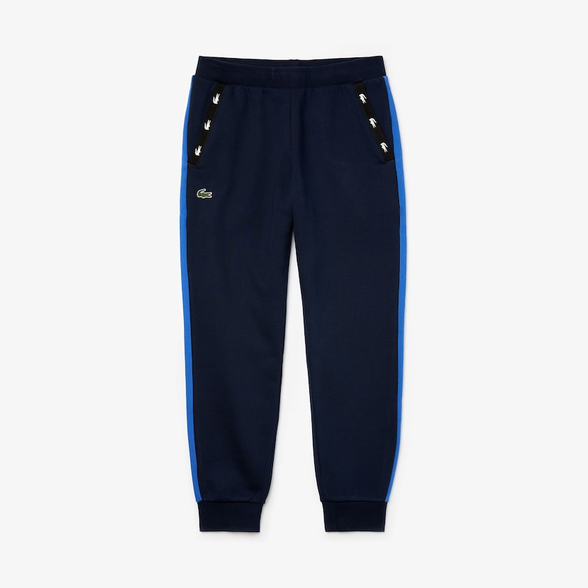 Men's Lacoste Navy Blue / Blue / Navy Blue Sweatpants SPORT Colorblock Fleece IY7-29942Y8