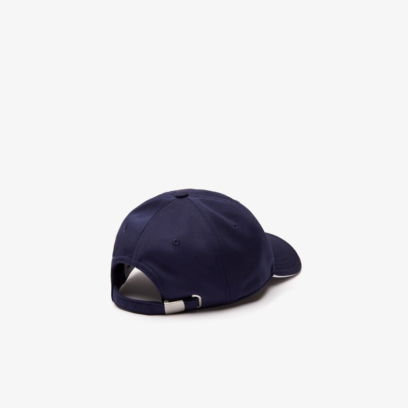 Men's Lacoste Navy Blue / White Caps SPORT Breathable Piqué Golf RN7-98799Y5