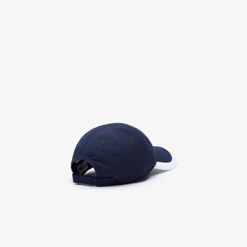 Men's Lacoste Navy Blue / White Caps SPORT Contrast Border Lightweight SE2-16551K1