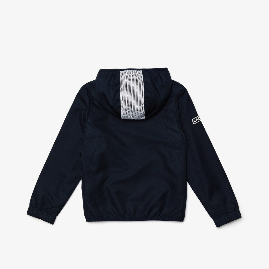 Kids' Lacoste Navy Blue / White Tracksuits SPORT Diamond Taffeta Tennis NK3-51735L5