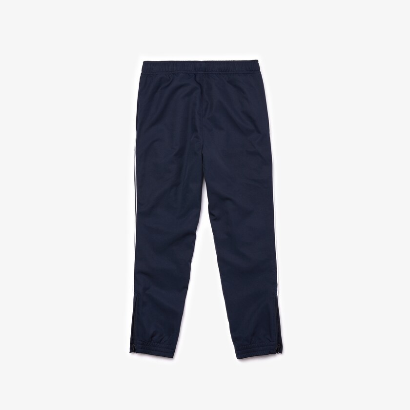 Kids' Lacoste Navy Blue / White Trackpants SPORT Piped Lightweight ZS0-46724C8