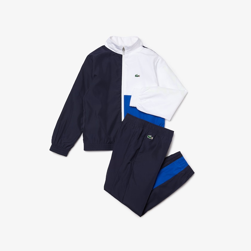 Kids' Lacoste Navy Blue / White / Blue Tracksuits SPORT Colorblock AJ9-94939Z3