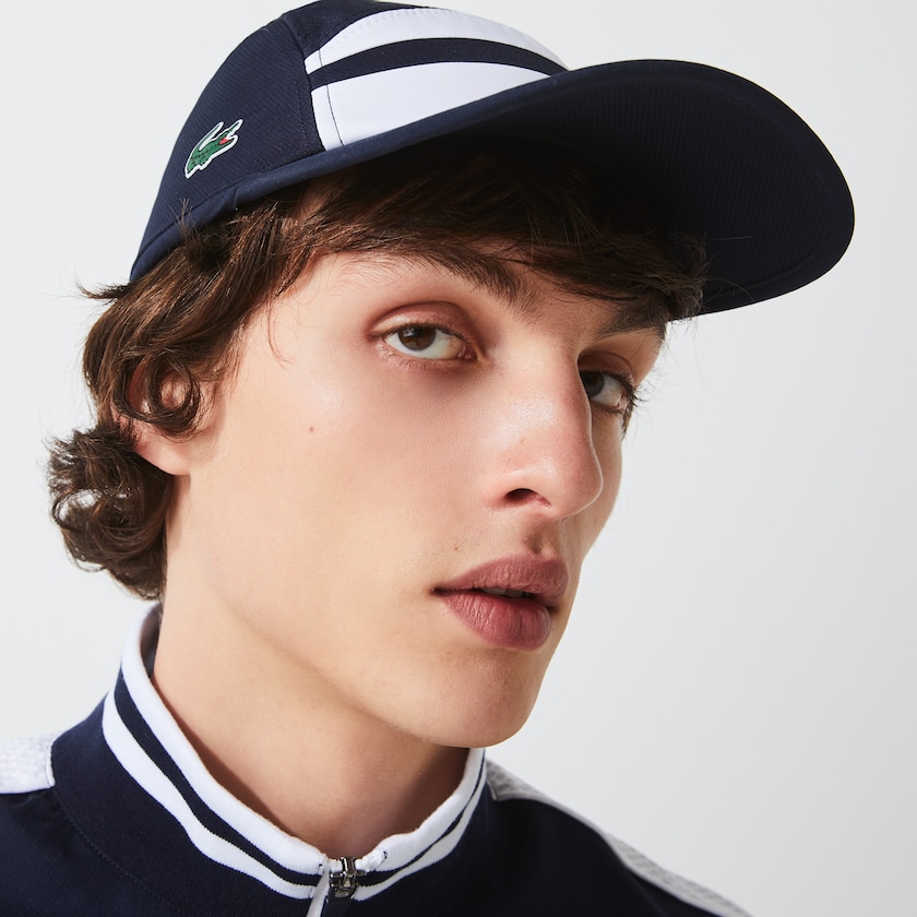 Men's Lacoste Navy Blue / White / Navy Blue Caps SPORT Lightweight Colorblock Tennis EN5-45764U7