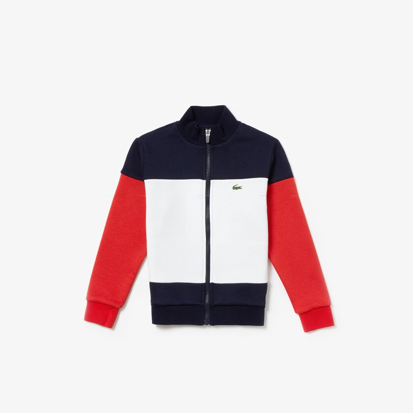 Kids' Lacoste Navy Blue / White / Red Tracksuits SPORT Tennis SI7-81428Q3