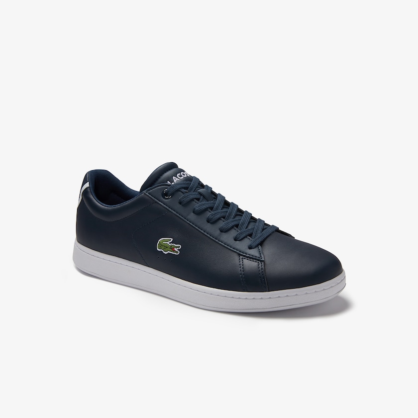 Men's Lacoste Navy Sneakers Carnaby Evo Leather HV3-85338Q5