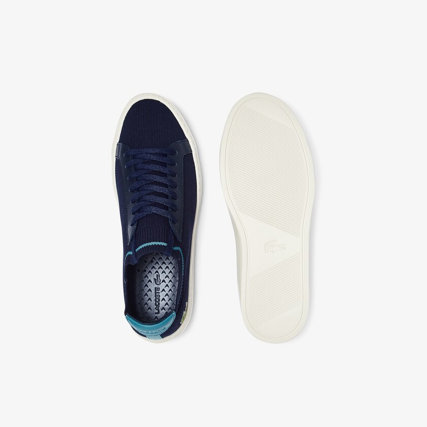 Men's Lacoste Navy Sneakers La Piquée Textile Knit HD6-97499G6
