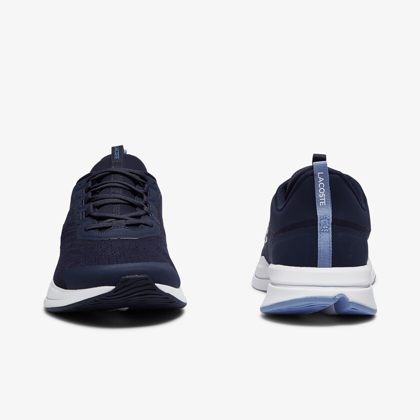Men's Lacoste Navy Sneakers Run Spin Textile QK5-86808O7