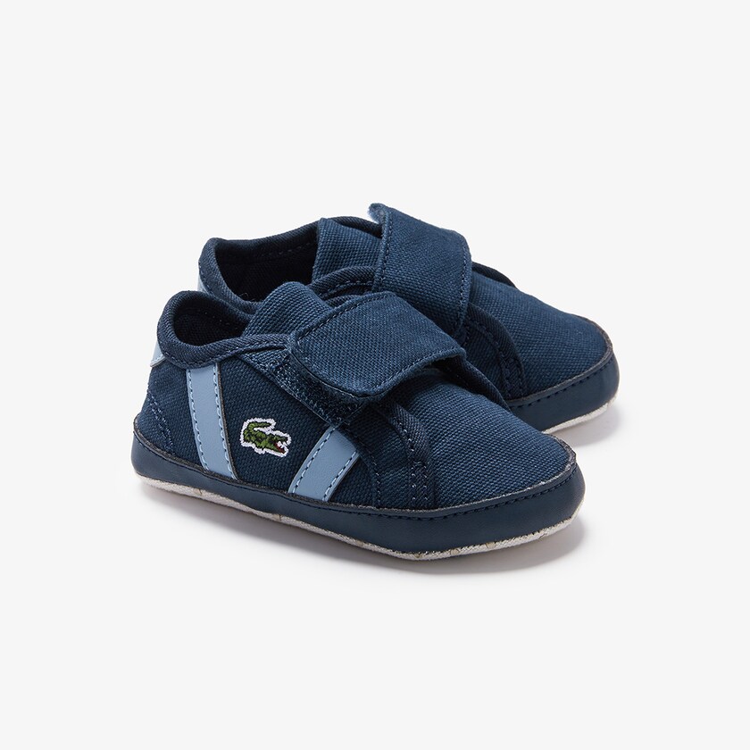 Kids' Lacoste Navy Sneakers Sideline Crib Canvas QF3-30493F6