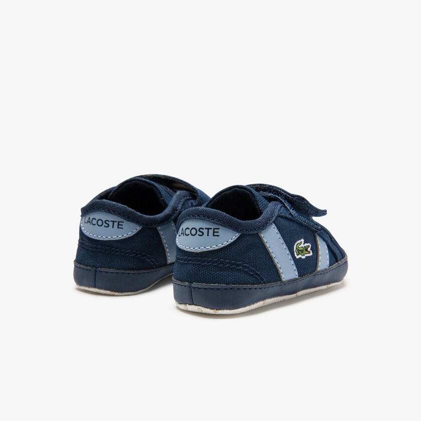 Kids' Lacoste Navy Sneakers Sideline Crib Canvas QF3-30493F6