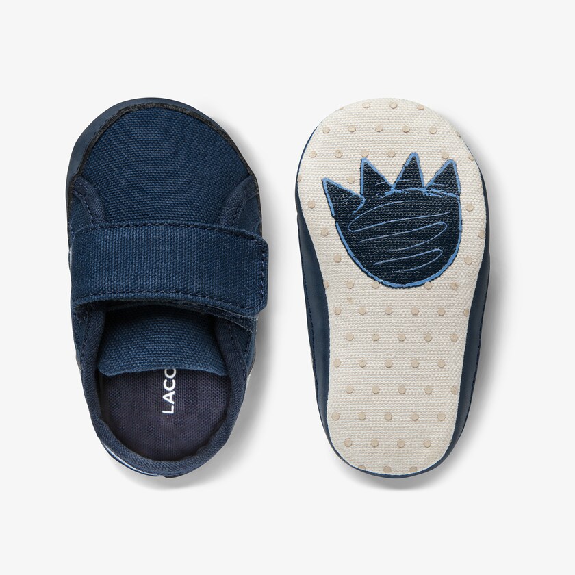 Kids' Lacoste Navy Sneakers Sideline Crib Canvas QF3-30493F6