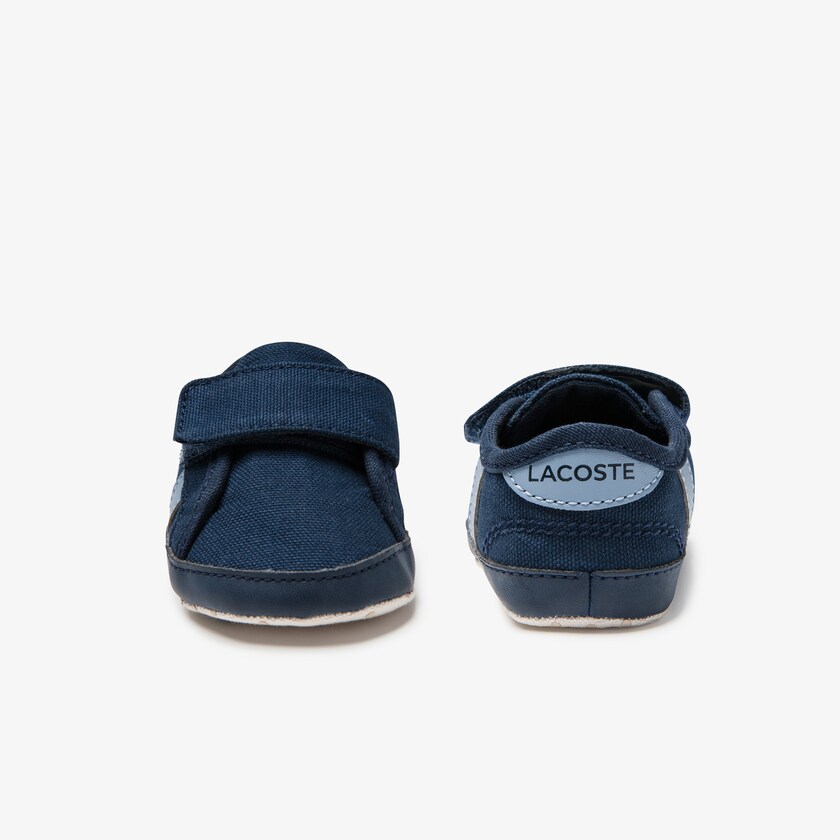 Kids' Lacoste Navy Sneakers Sideline Crib Canvas QF3-30493F6