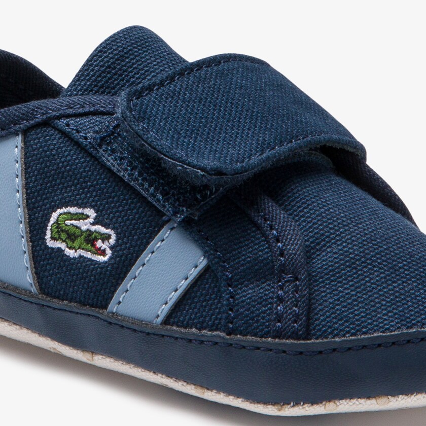 Kids' Lacoste Navy Sneakers Sideline Crib Canvas QF3-30493F6