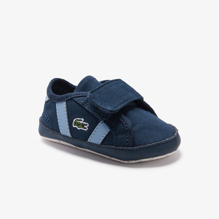 Kids' Lacoste Navy Sneakers Sideline Crib Canvas QF3-30493F6