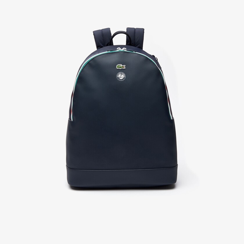 Men's Lacoste Navy / Green Backpacks Roland Garros Nylon QT4-37523O1