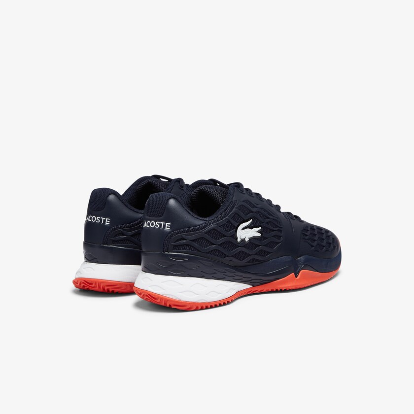 Men's Lacoste Navy / Red Sneakers LC Scale Roland Garros Textile MF2-50925V4