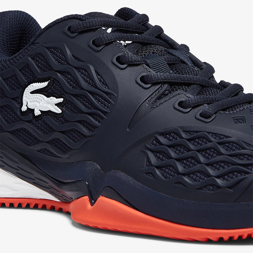 Kids' Lacoste Navy / Red Sneakers LC Scale Roland Garros Textile WH7-06500C1