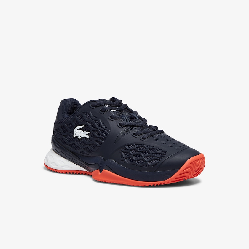 Kids' Lacoste Navy / Red Sneakers LC Scale Roland Garros Textile WH7-06500C1