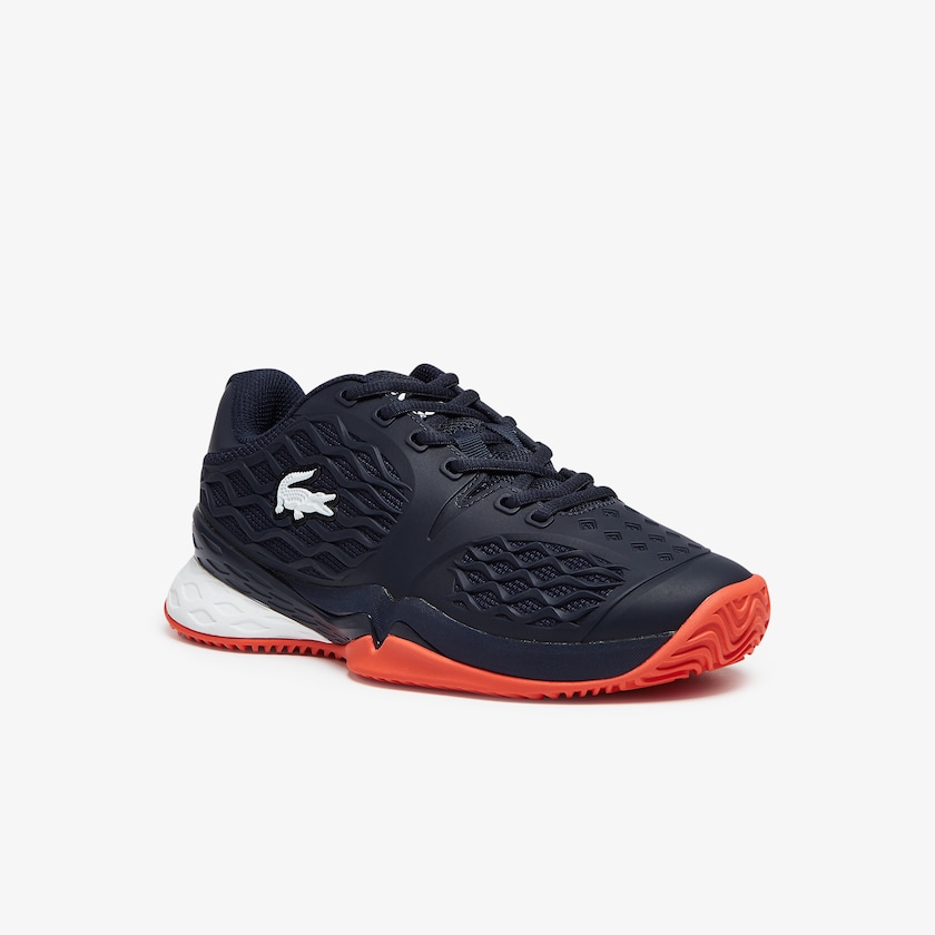 Women's Lacoste Navy / Red Sneakers LC Scale Roland Garros Textile BI2-81178M1