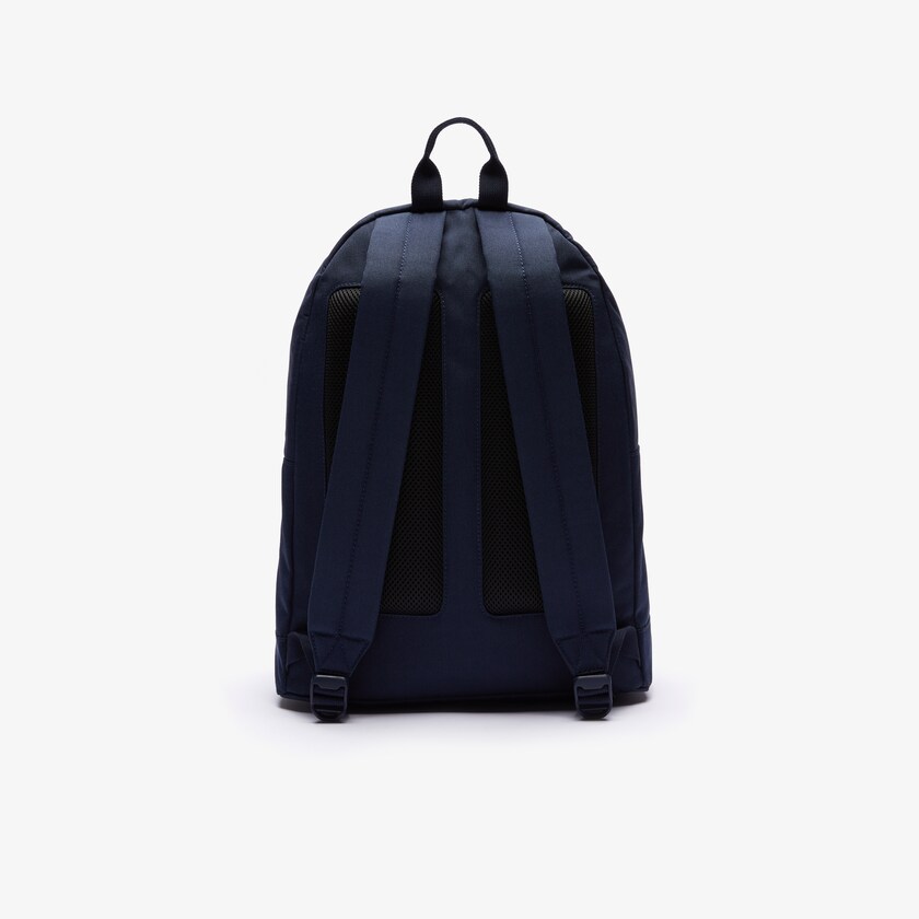 Men's Lacoste Navy / Red Backpacks Neocroc L27 Lettered Canvas YI4-20512J4