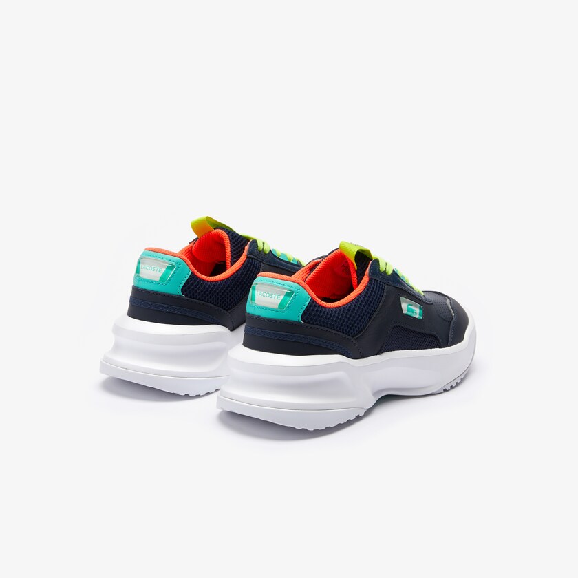 Women's Lacoste Navy / Turquoise Sneakers Ace Lift Leather OH9-69386M0