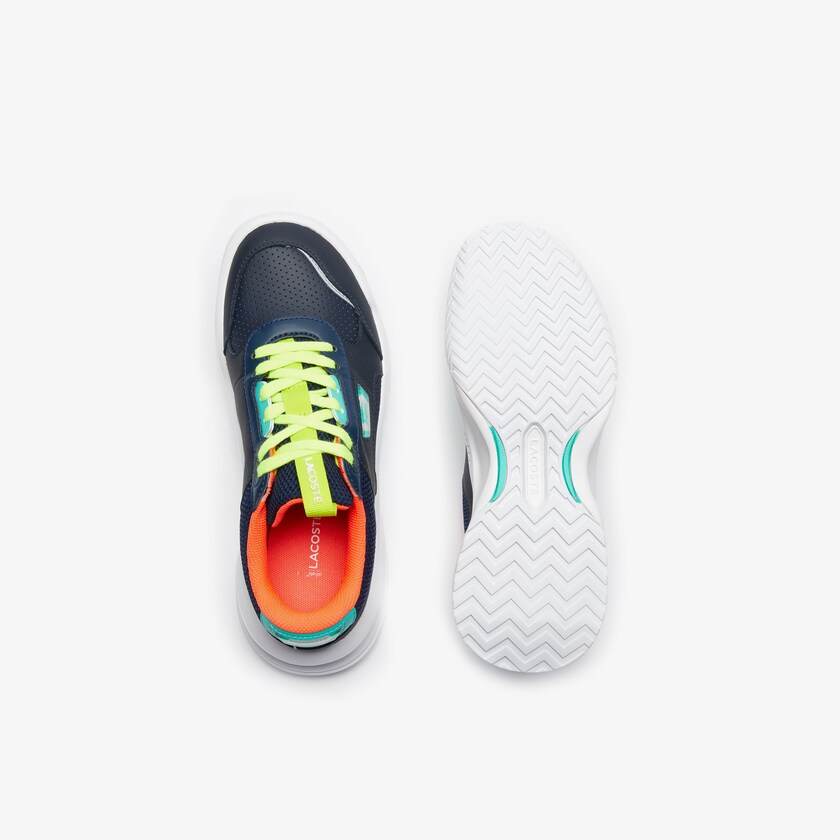 Women's Lacoste Navy / Turquoise Sneakers Ace Lift Leather OH9-69386M0