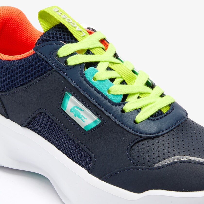 Women's Lacoste Navy / Turquoise Sneakers Ace Lift Leather OH9-69386M0