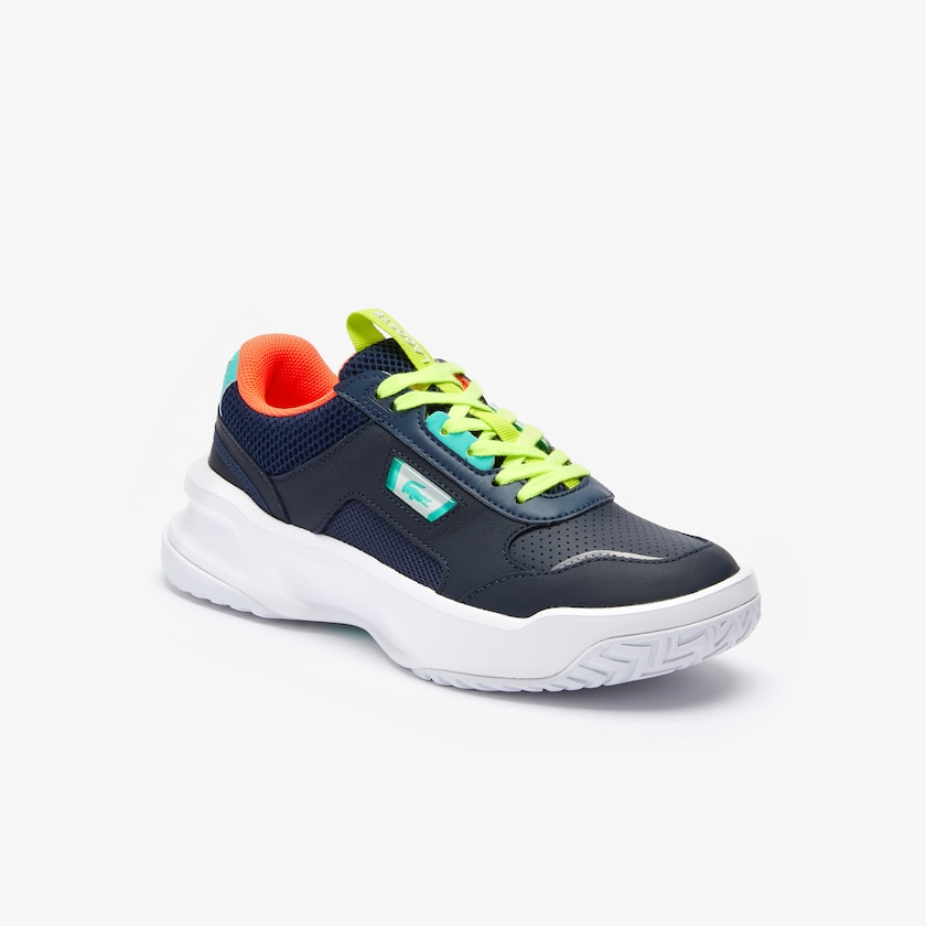 Women's Lacoste Navy / Turquoise Sneakers Ace Lift Leather OH9-69386M0