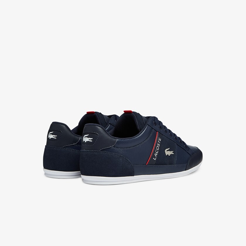 Men's Lacoste Navy / White Sneakers Chaymon Leather and Suede PG9-97399Y9
